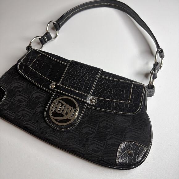 Rare Vintage Y2K 90s FUBU Small Purse Shoulder Bag Deadstock Mc Bling Snakeskin - Picture 4 of 14
